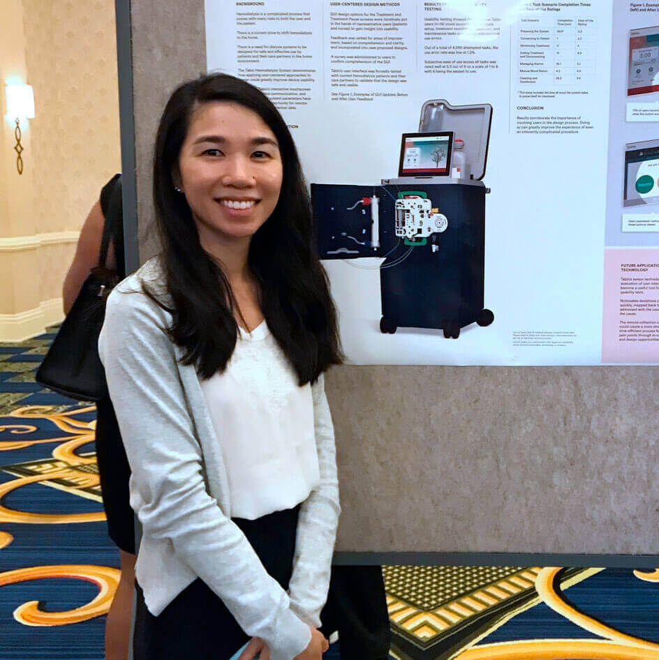 Outset Human Factors Engineer Brittany Lim showcased Tablo's user-centered design at a recent conference.