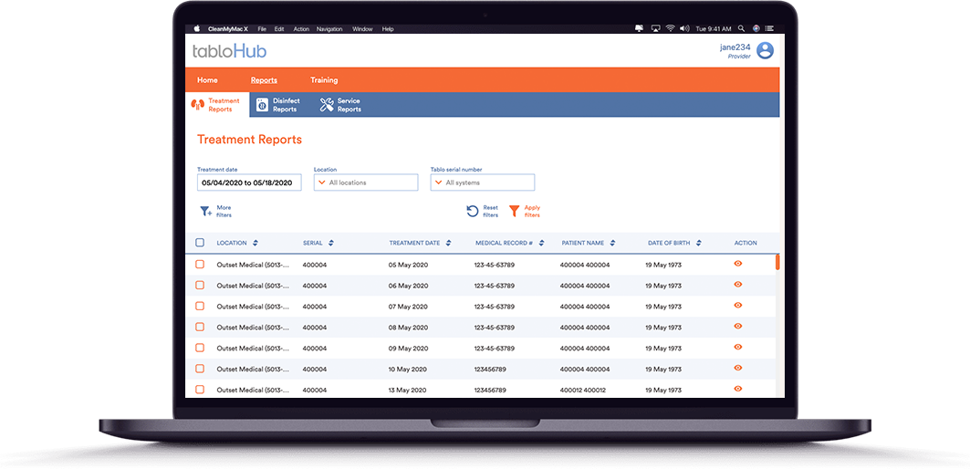 Take a tour of Tablo Outset Medical
