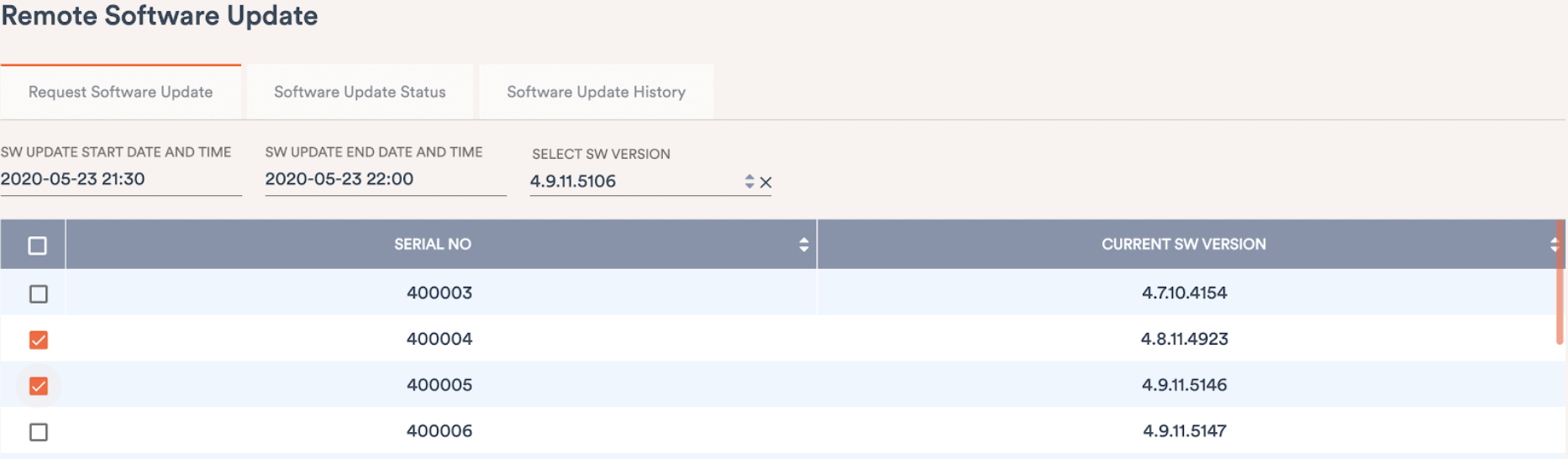 Upgrade software on any Tablo device in the field.