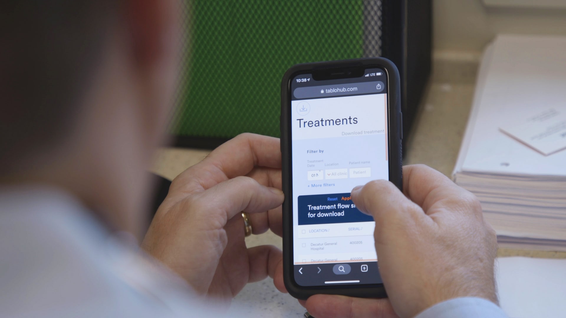 Tablo customers can view and download treatment records anytime, anywhere via Tablo Hub.