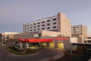 Exterior image of Deaconess Gateway Hospital, Newburgh, IN