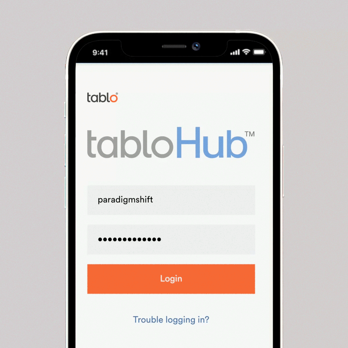Tablo mobile interface