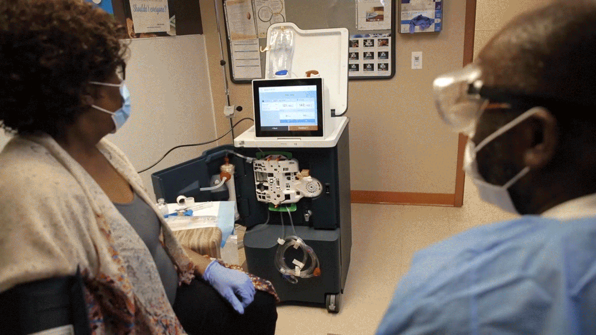 using a Tablo dialysis machine